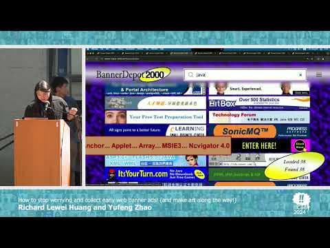 How to stop worrying & collect early banner ads! - Richard Lewei Huang and Yufeng Zhao at !!Con 2024