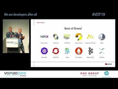 [VDT19] Quarkus super fast java to enable AI in enterprise application