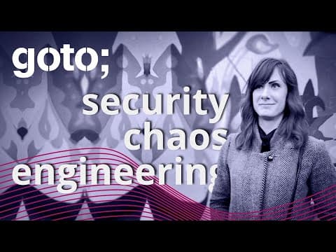 Risks in Systems Design: Chaos Engineering in Apps & Cloud Security • Crystal Hirschorn • GOTO 2021