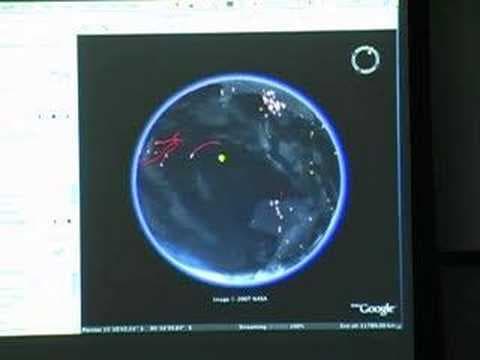 Using Google Earth for Near Real Time Natural Hazard...