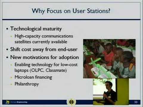 Satellite based Internet for the developing world