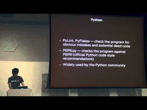 Anton Kovalyov: Code quality tools