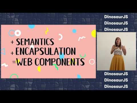DinosaurJS 2017: Emoji, Web Components, and Art by Monica Dinulescu