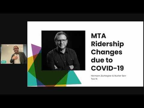 MTA Ridership Changes due to COVID-19 | Hermann Zschiegner & Aucher Serr, Two N