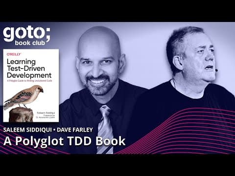 Learning Test-Driven Development • Saleem Siddiqui & Dave Farley • GOTO 2022