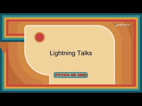 Lightning Talks - Day 3