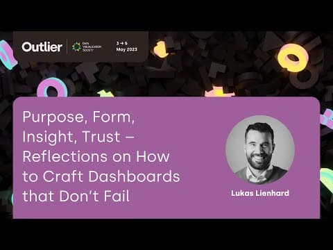 Lukas Lienhard—Purpose, Form, Insight, Trust (Talk, Outlier 2023)