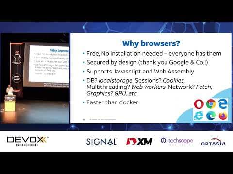 Browsers are the new containers! by Dan Erez