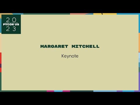 Keynote Speaker - Margaret Mitchell