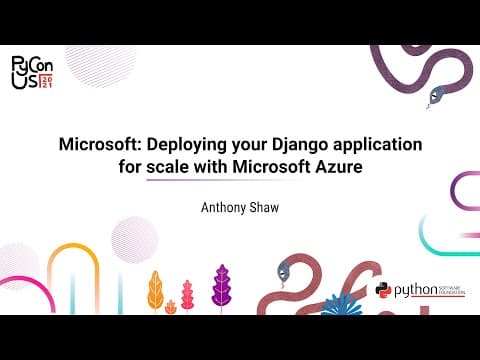 SPONSOR WORKSHOP / Anthony Shaw / Microsoft