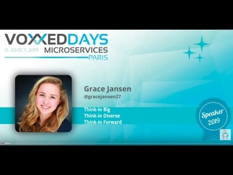 Think-ing big, think-ing diverse, Think-ing forward by Grace Jansen