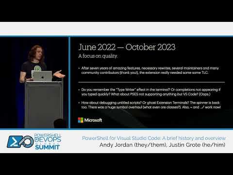 PowerShell for Visual Studio Code: A brief history and overview by Justin Grote, Andy Jordan