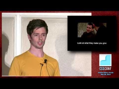 [CSSConfUS 2013] Nicolas Gallagher: The Purification of Web Development