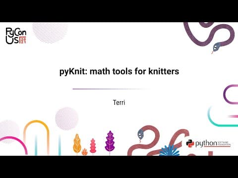 TALK / Terri Oda / pyKnit: math tools for knitters