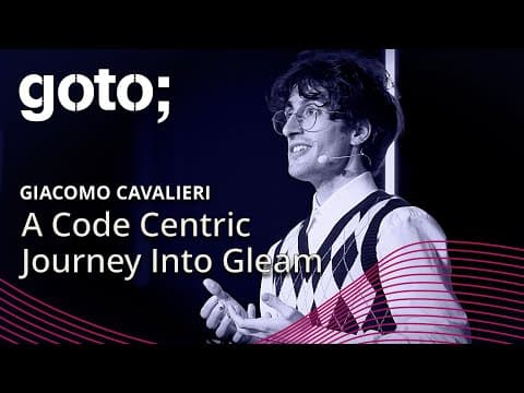 A Code Centric Journey Into the Gleam Language • Giacomo Cavalieri • GOTO 2024