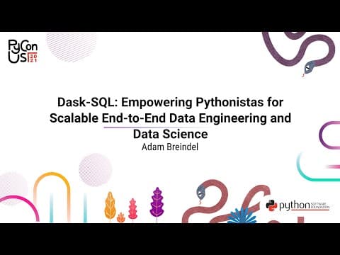 TALK / Adam Breindel / Dask-SQL: Empowering Pythonistas for Scalable End-to-End Data Engineering