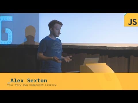 Alex Sexton: Your Very Own Component Library | JSConf.ar 2014