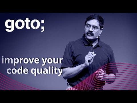 Reasons & Ways to Improve Code Quality • Venkat Subramaniam • GOTO 2021